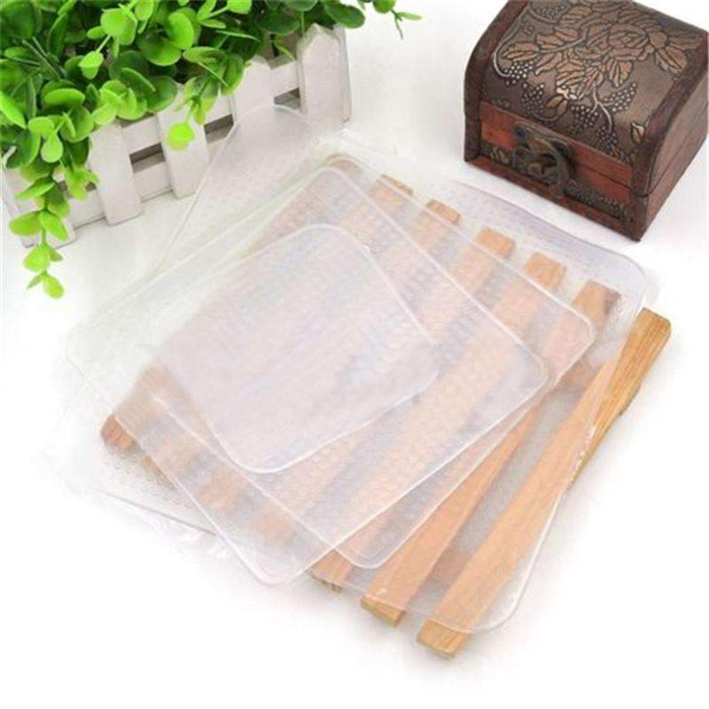 Fresh Food Storage Silicone Wrap Set of 4