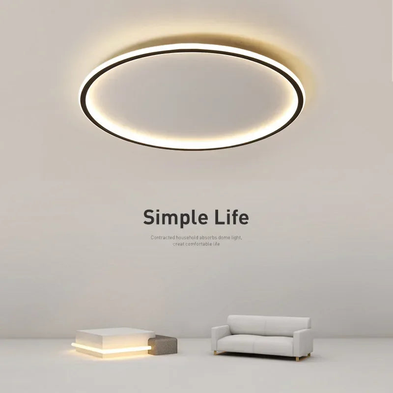 Simple Round Pendant Light