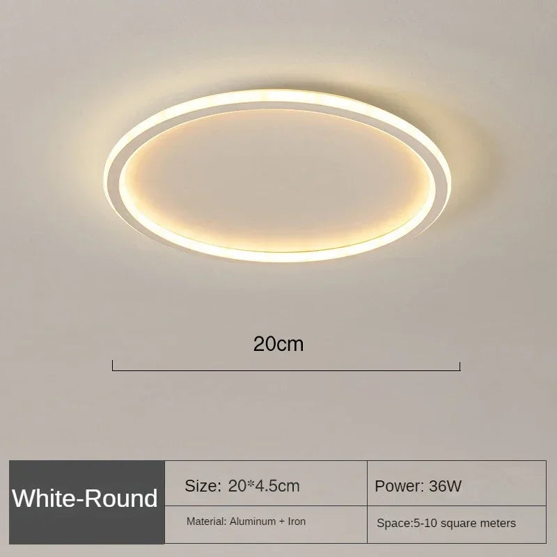 Simple Round Pendant Light