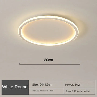 Simple Round Pendant Light
