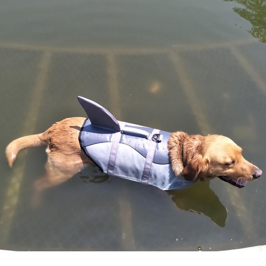 Pet Shark Style Dog Life Jacket - Yeezlab