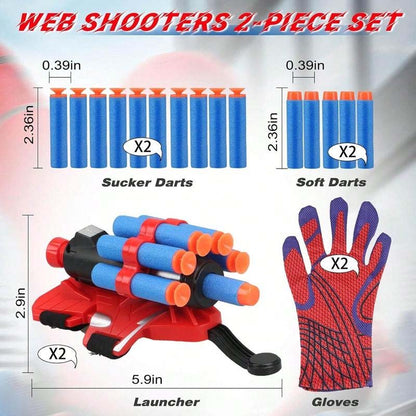 Spiderman Web Shooter Toy with Glove Launcher