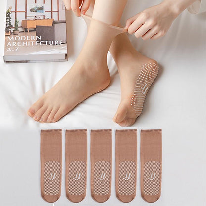 Clear Grip Crystal Soft Socks