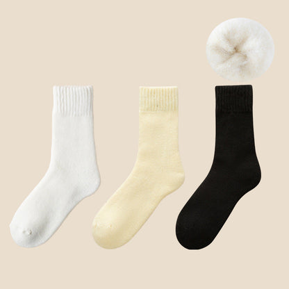 Soft Warm Men Women Thermal Velvet Socks