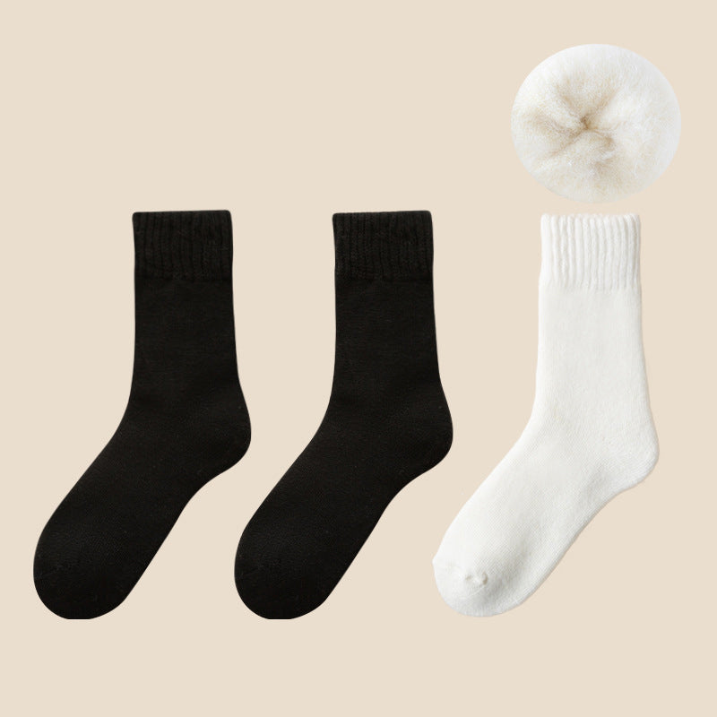 Soft Warm Men Women Thermal Velvet Socks