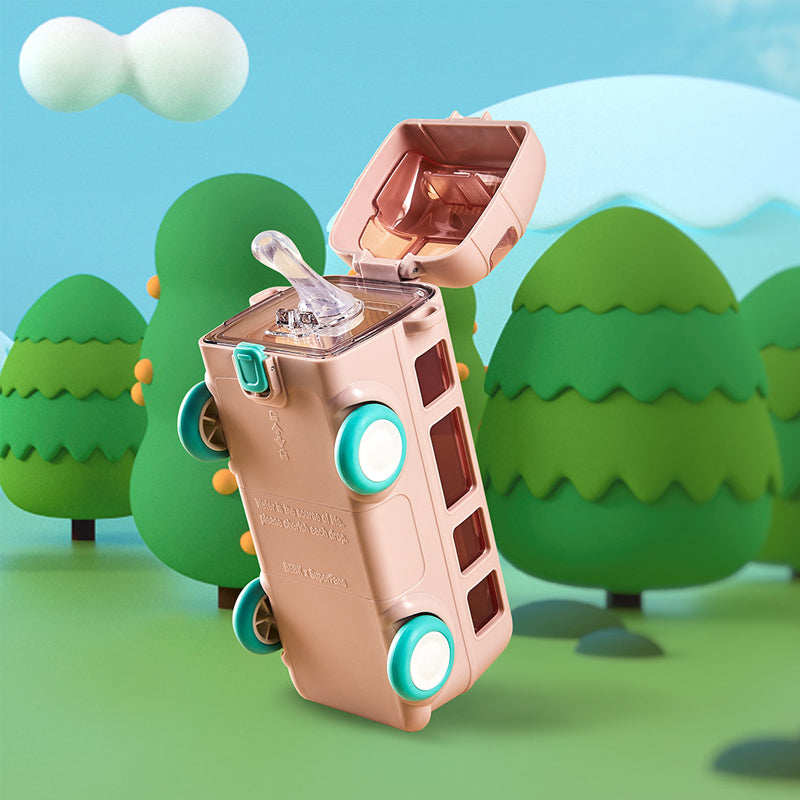 Fun Travel Bus Shaped Water Bottle