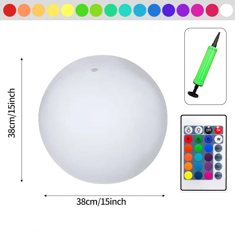 Colorful LED Water Globe Night Light