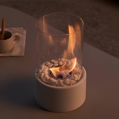Modern Indoor Table Fire Pit with Smokeless Bioethanol Burner