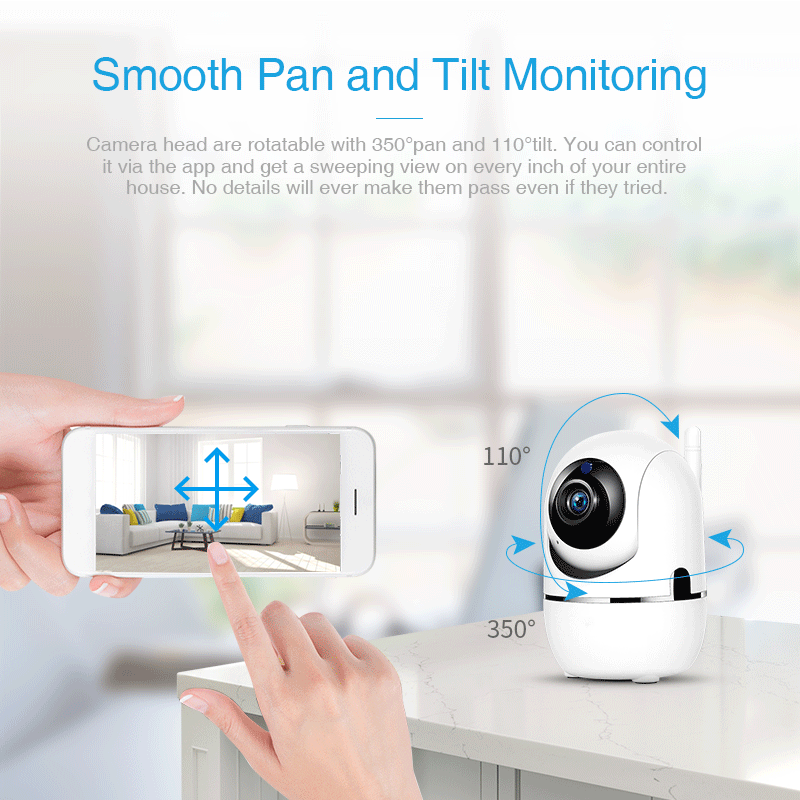 Yeezlab | Wi-Fi 360 Degree Home Security Camera