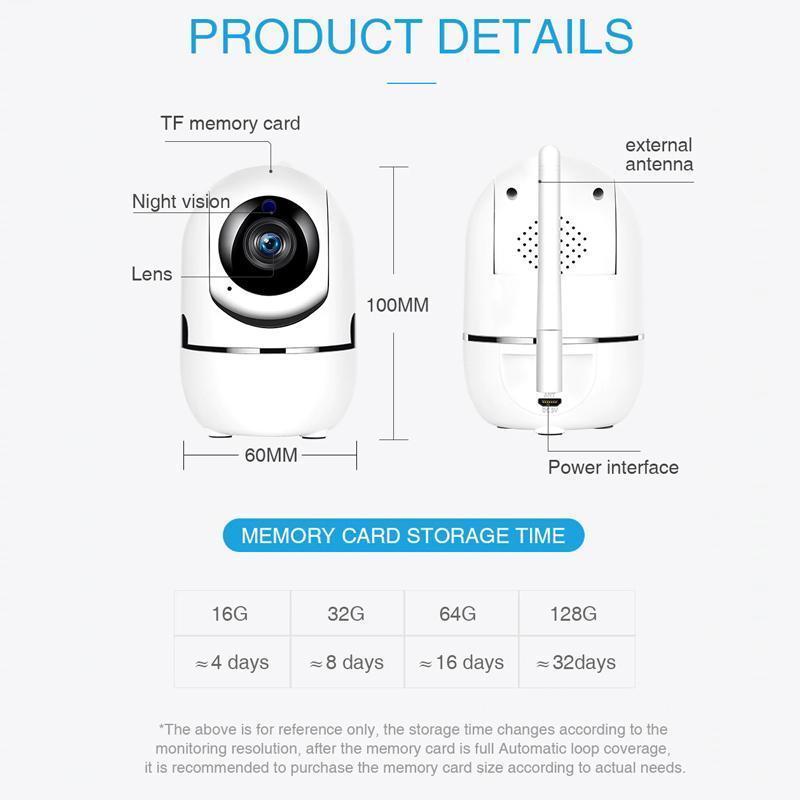 Yeezlab | Wi-Fi 360 Degree Home Security Camera