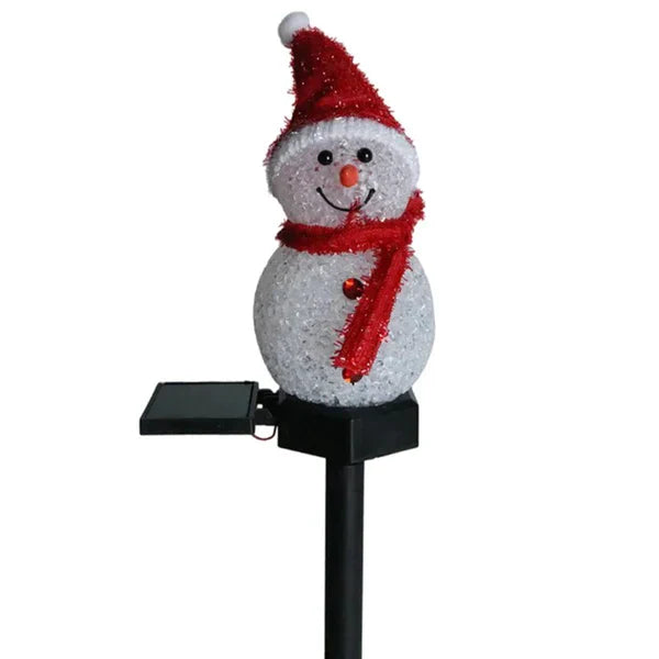 Outdoor Solar Powered Snowman Light - Yeezlab