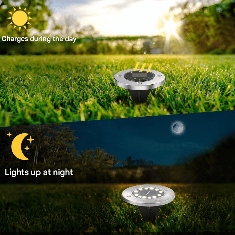 Solar Powered Outdoor Garden Spotlight