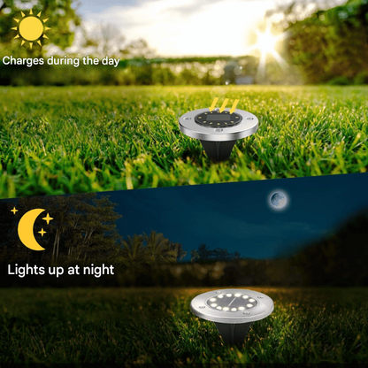 Solar Powered Outdoor Garden Spotlight