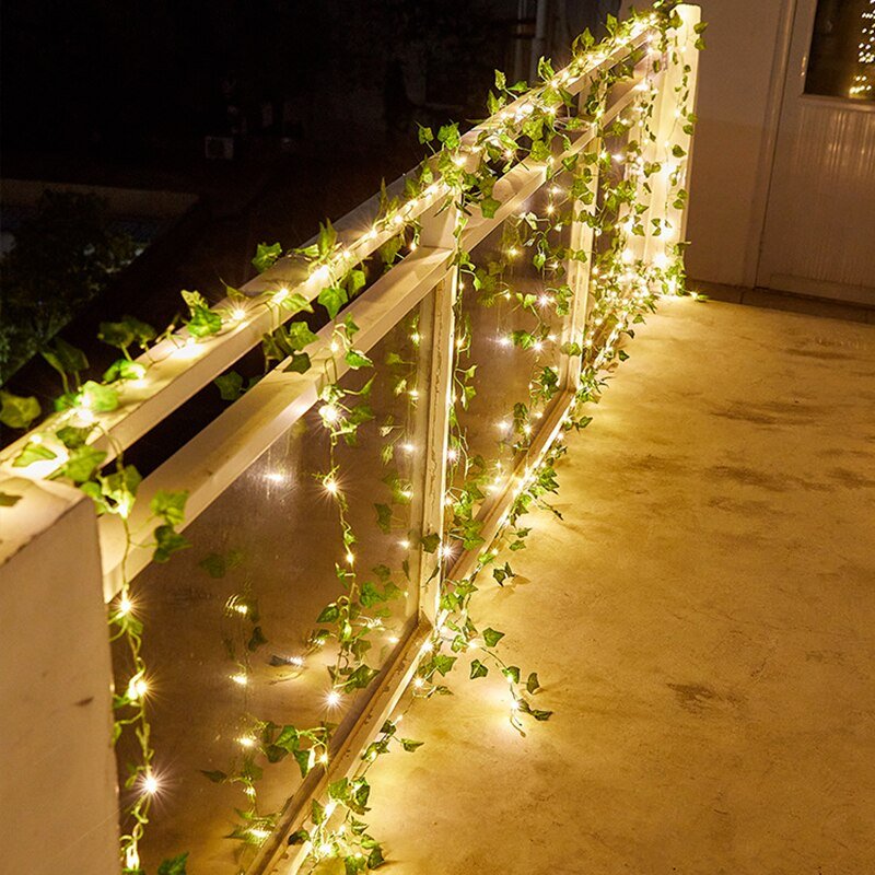 Solar Powered Outdoor String Lights