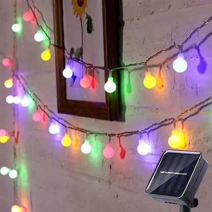 Outdoor Solar Powered String Lights