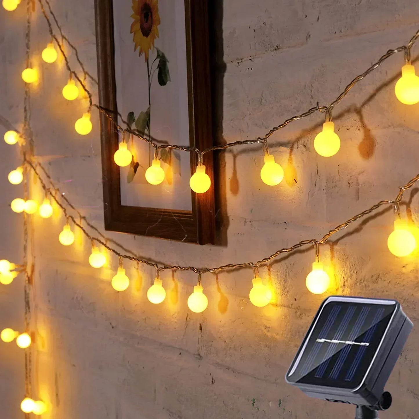 Outdoor Solar Powered String Lights