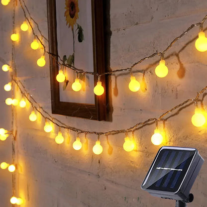 Outdoor Solar Powered String Lights