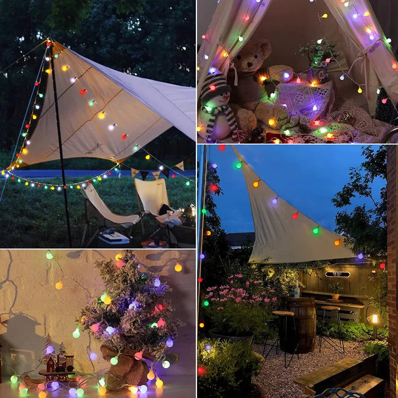 Outdoor Solar Powered String Lights