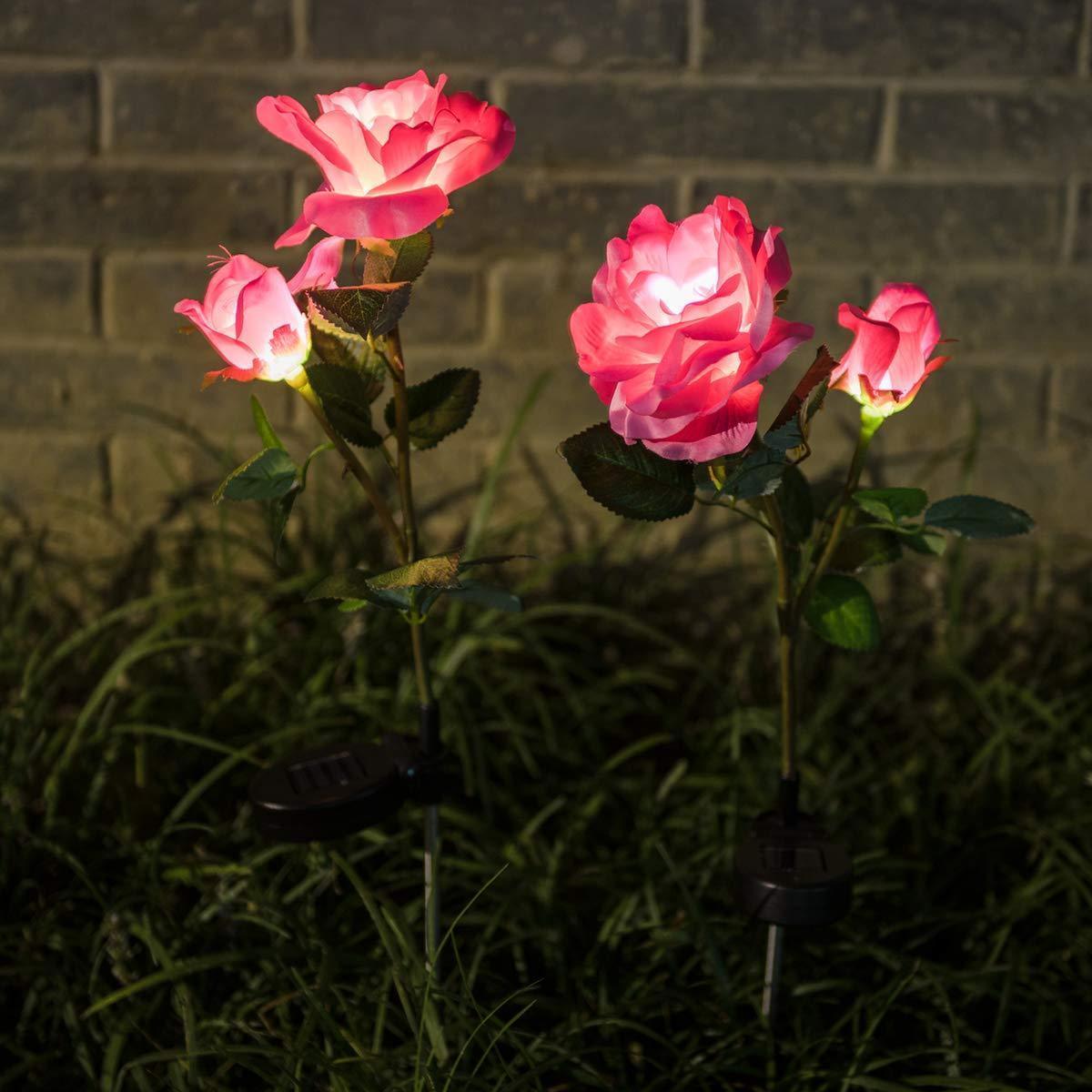 Solar Powered Rose String Lights