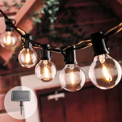 Outdoor LED Solar String Lights Premium
