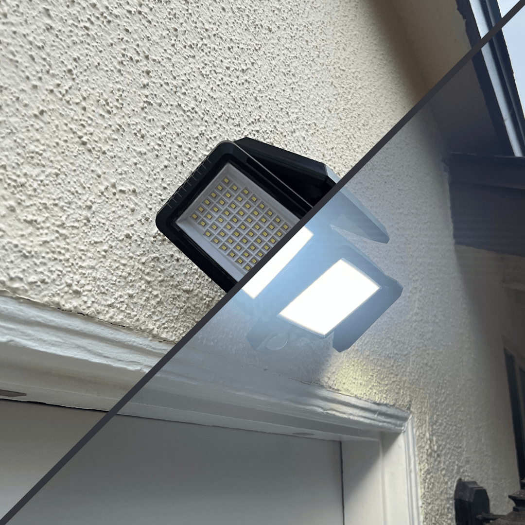 Wireless Solar Powered Motion Light with Remote