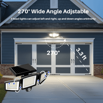 Wireless Solar Powered Motion Light with Remote