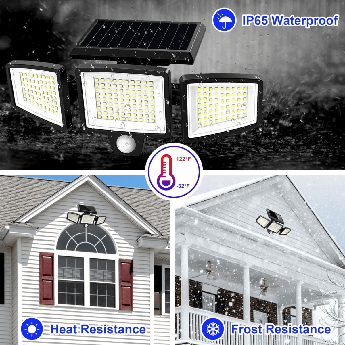 Wireless Solar Powered Motion Light with Remote