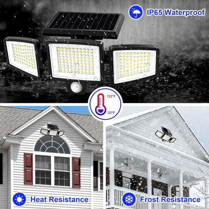 Wireless Solar Powered Motion Light with Remote