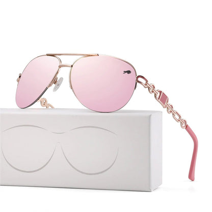 Trendy Women's Polarized Sunglasses with UV Protection - Yeezlab