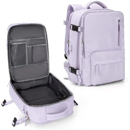 Spacious Hiking Backpack with Shoe Compartment