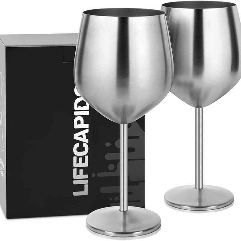 Premium 500ml Metal Wine Tumblers