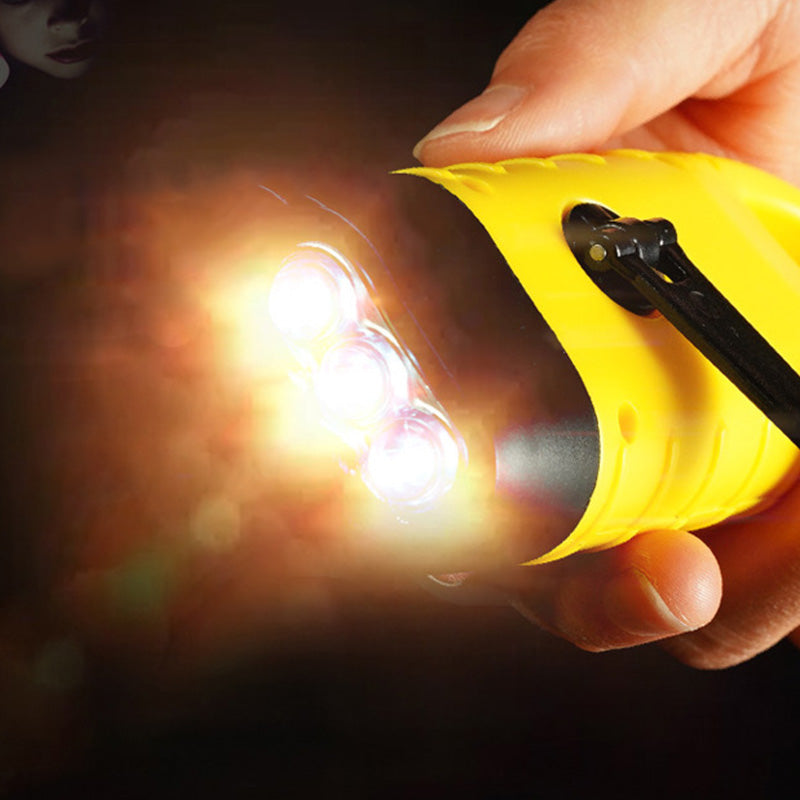 Compact Solar Powered LED Flashlight