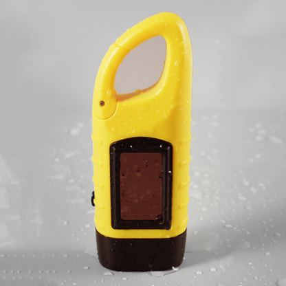 Compact Solar Powered LED Flashlight