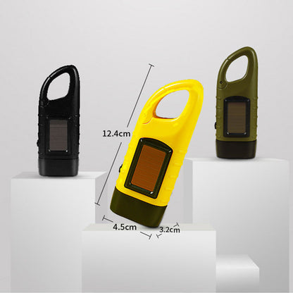 Compact Solar Powered LED Flashlight