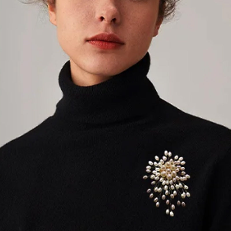 Luxury Women's Handmade Pearl Pin Brooch - Yeezlab