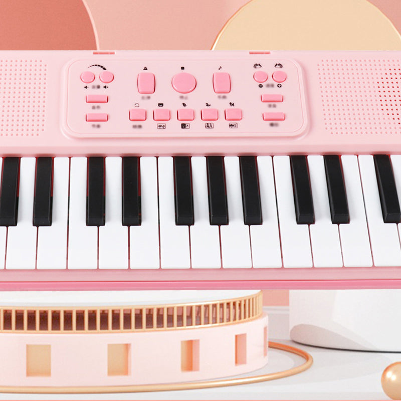 Kids Portable 37-Key Piano Keyboard with Mic