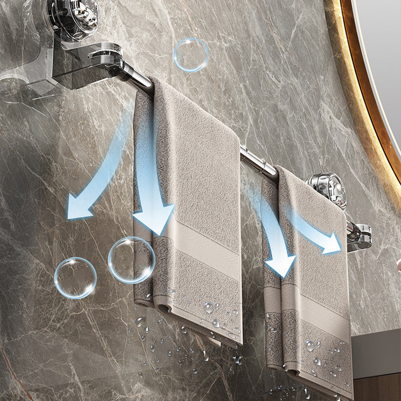 Sticky Bathroom Towel Holder with Suction Cup