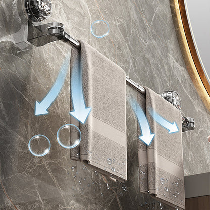 Sticky Bathroom Towel Holder with Suction Cup