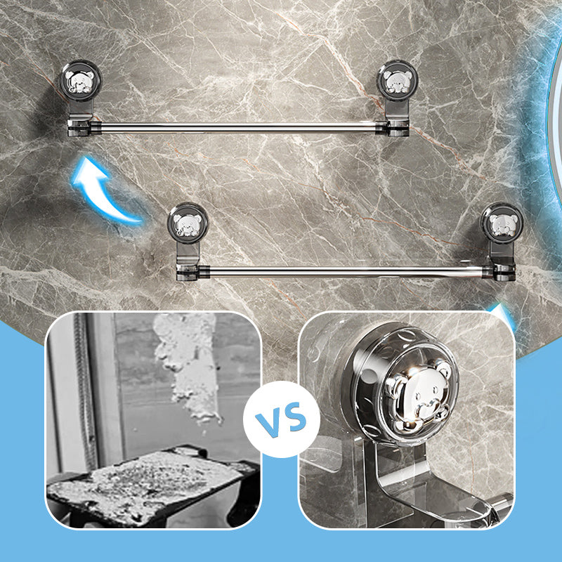 Sticky Bathroom Towel Holder with Suction Cup