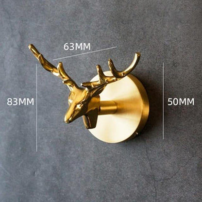 Luxury Metal Wall Hooks - Unique Animal Shaped Decor