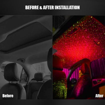 Colorful Night Sky LED Car Lamp
