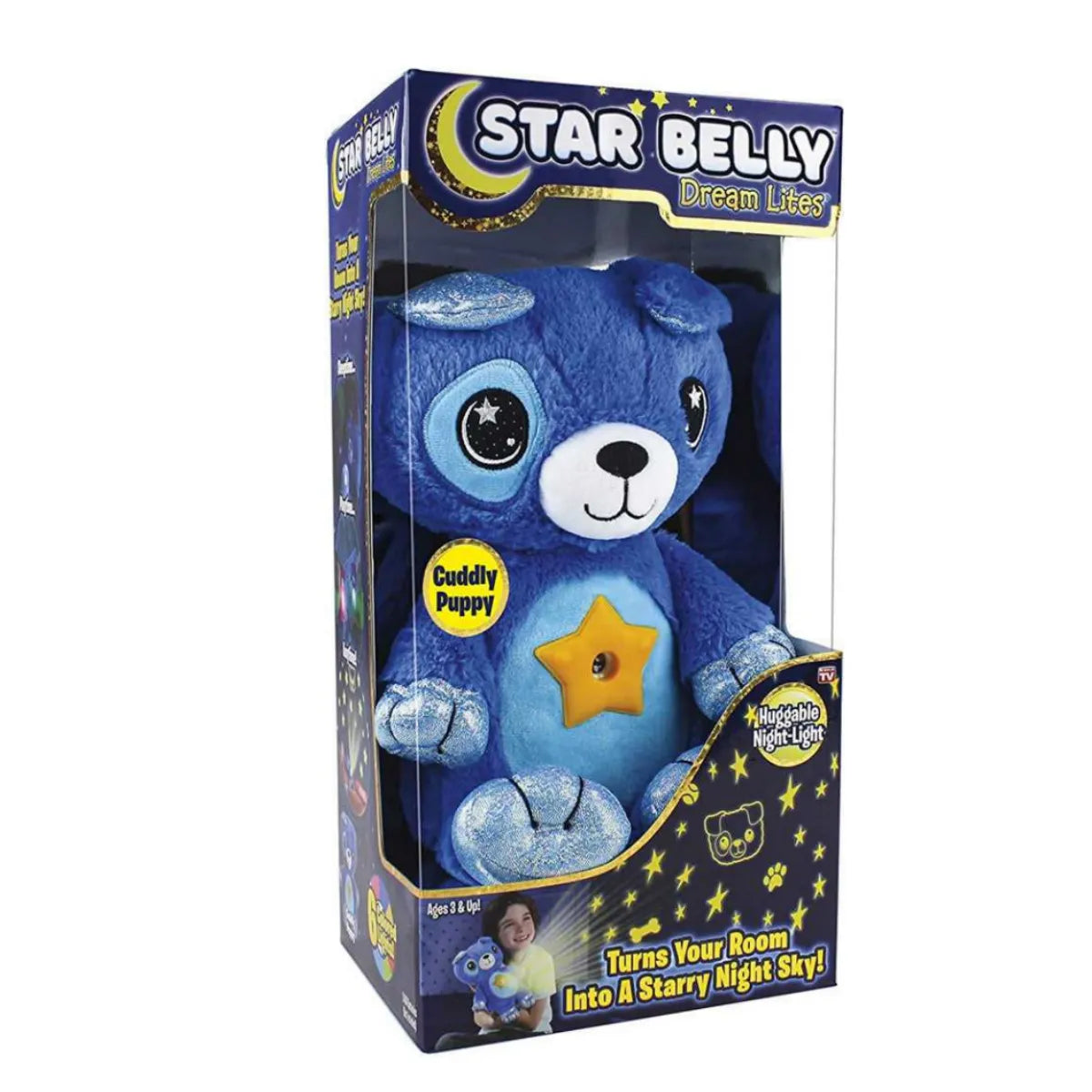 Colorful Star Night Light Projector for Kids Bedroom