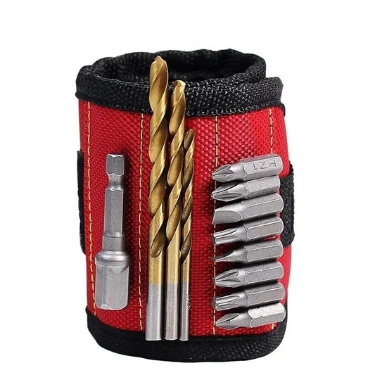 Strong magnetic wristband tool holder