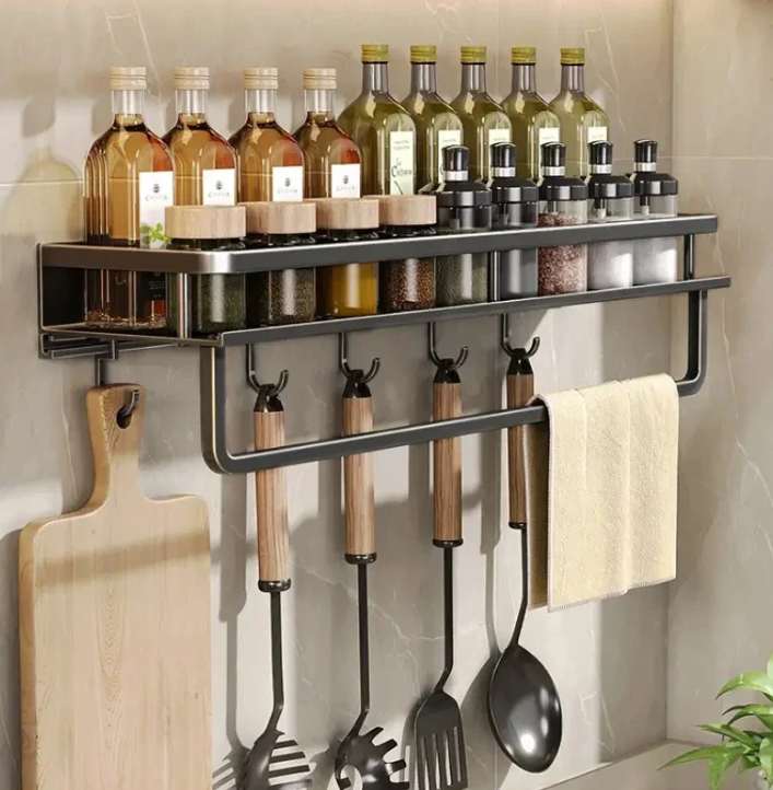 Space Saving Kitchen Shelf Storage Tower Rack