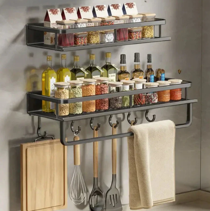 Space Saving Kitchen Shelf Storage Tower Rack