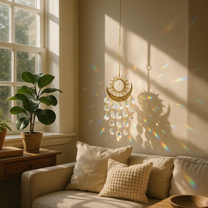 Sparkling Crystal Glass Sun Catcher
