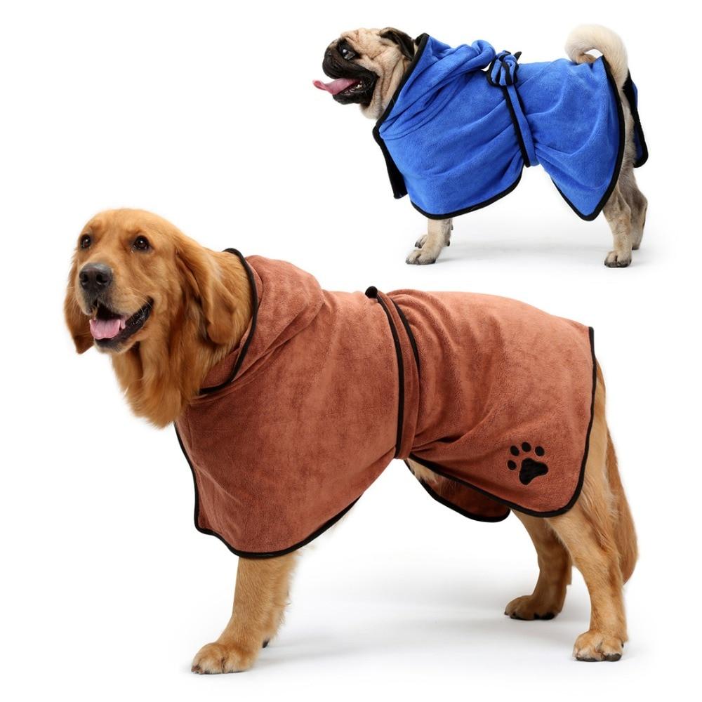 Super Absorent Pet Drying Towel Bathrobe - Yeezlab