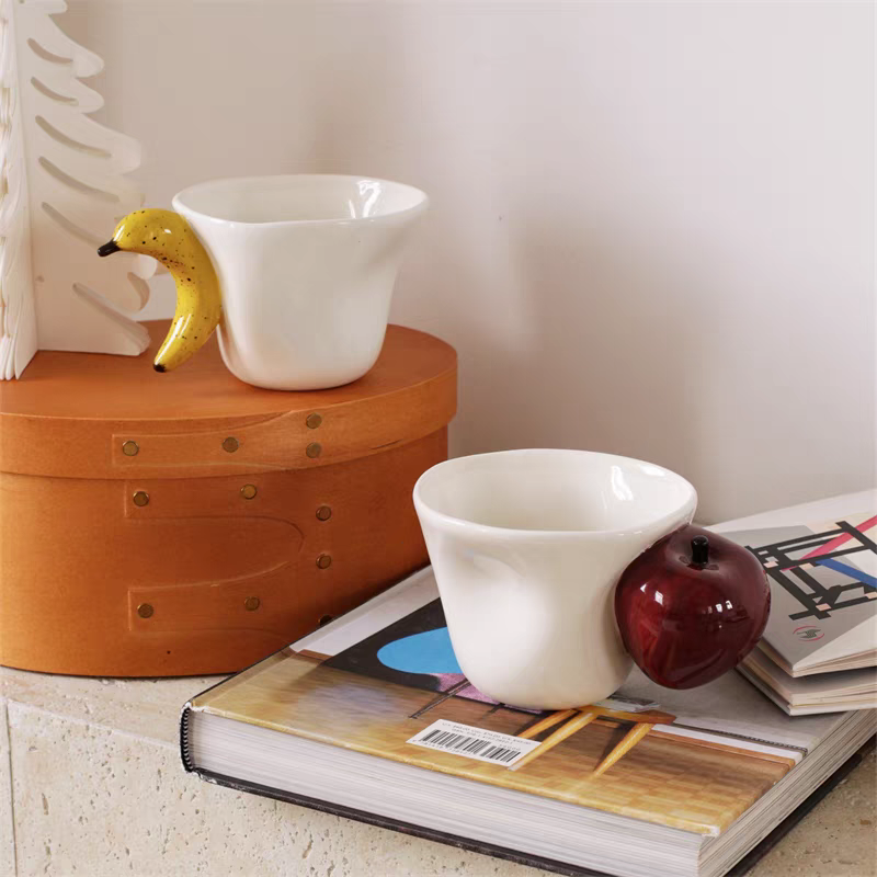 Fun Colorful 3D Grip Coffee Mug