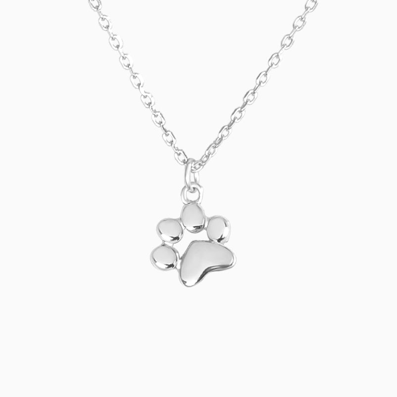Petite Paw Charm Necklace for Animal Enthusiasts - Yeezlab