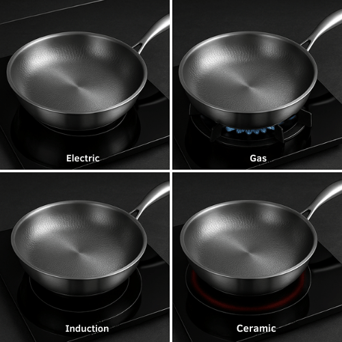Top Grade Titanium Frying Pan for All Cooktops